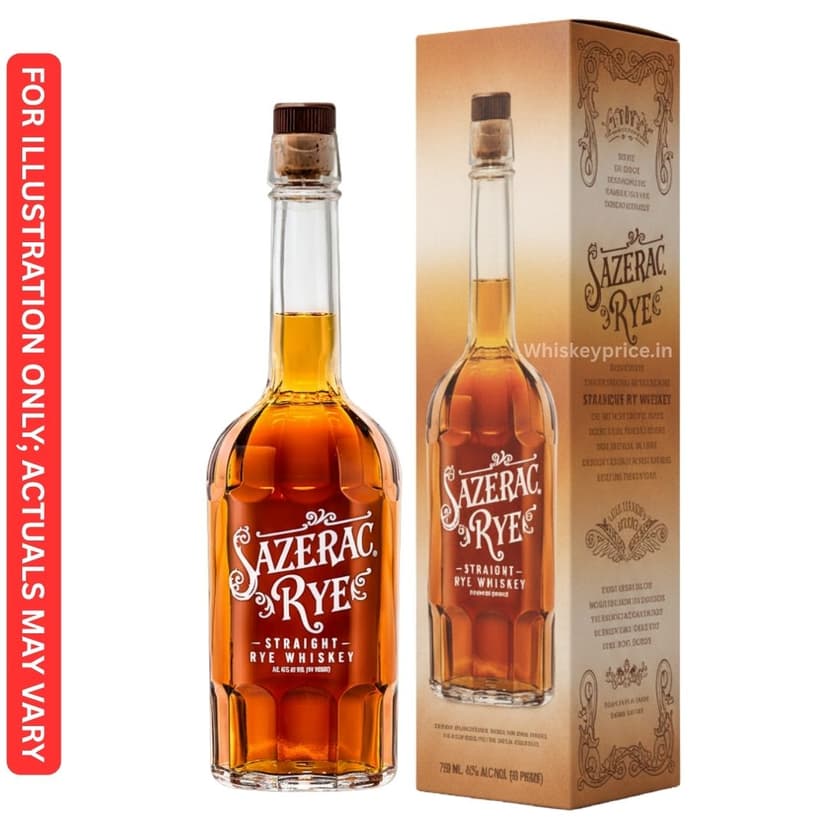 Sazerac Rye Whiskey Price in India: Delhi & Mumbai Rates