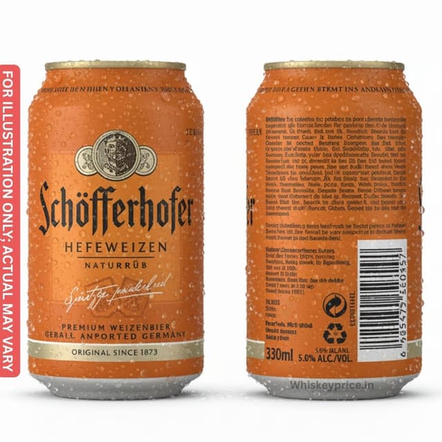 Schwarzkopf Hefeweizen beer price in India