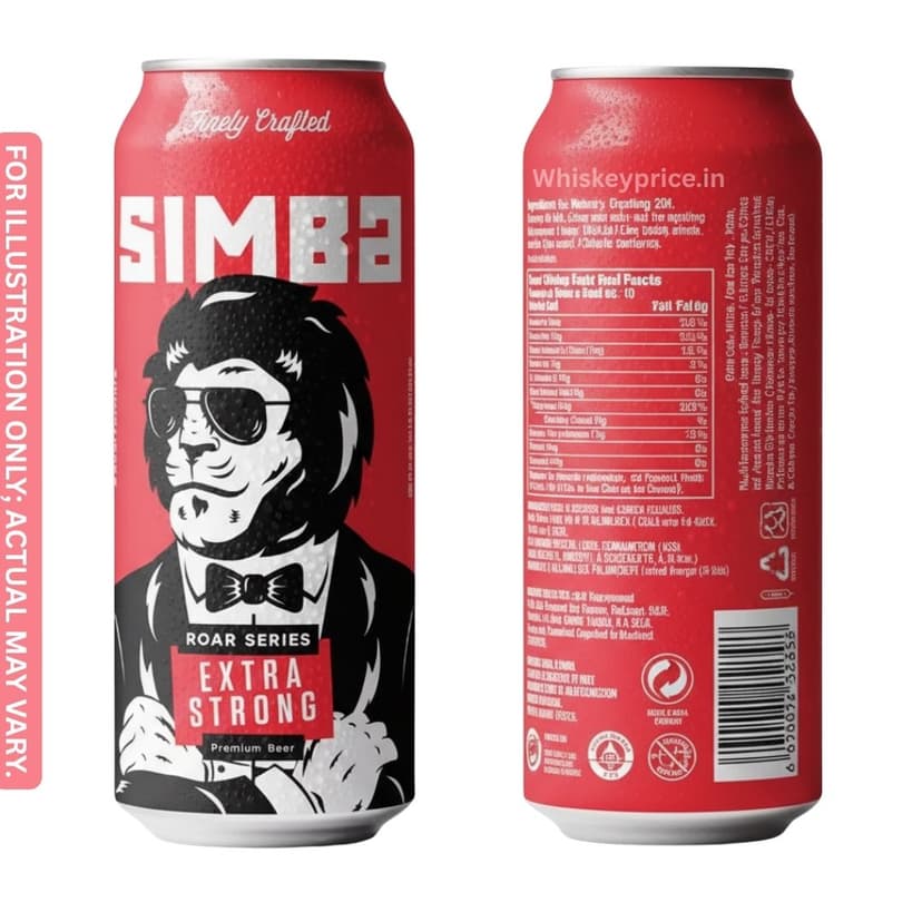 Simba Strong Beer | 650ml | 550ml | Latest Price in India
