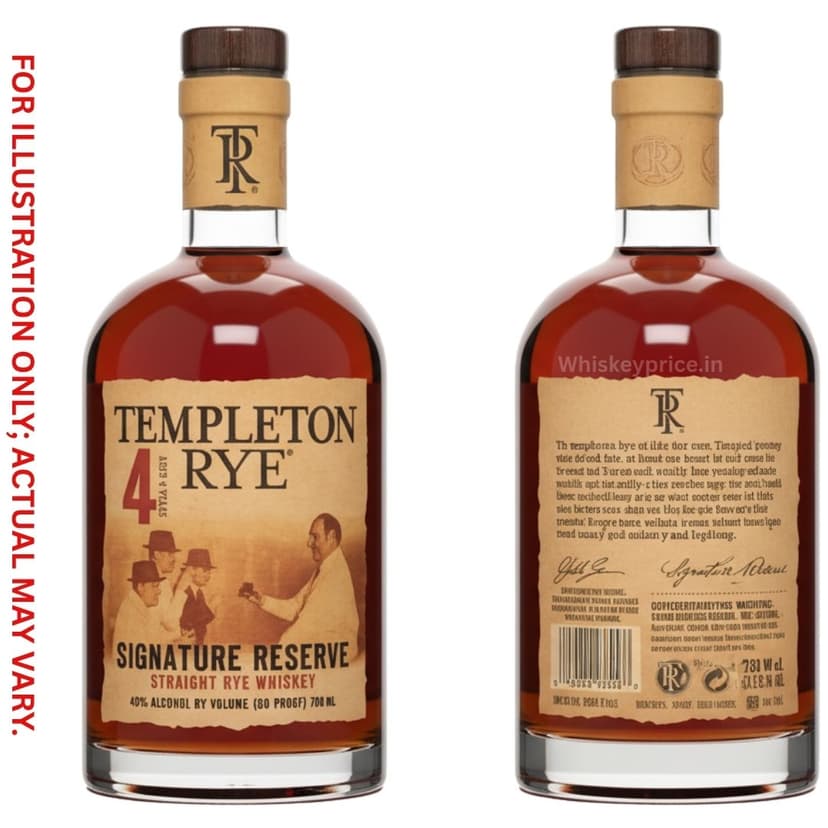 Templeton Rye 4 Years latest price in India