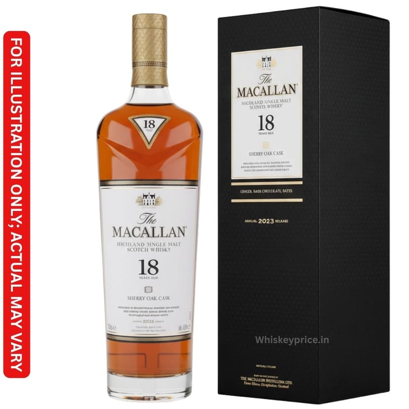 The Macallan 18 Year Old Price in India: Delhi & Mumbai Rates