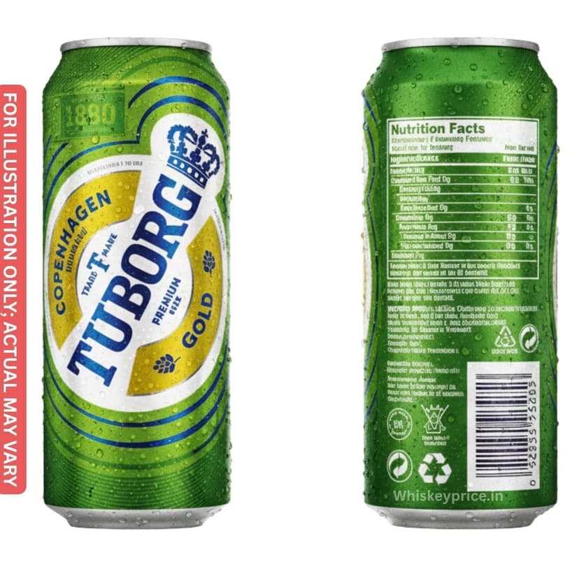 Tuborg Gold Premium Lager price in India