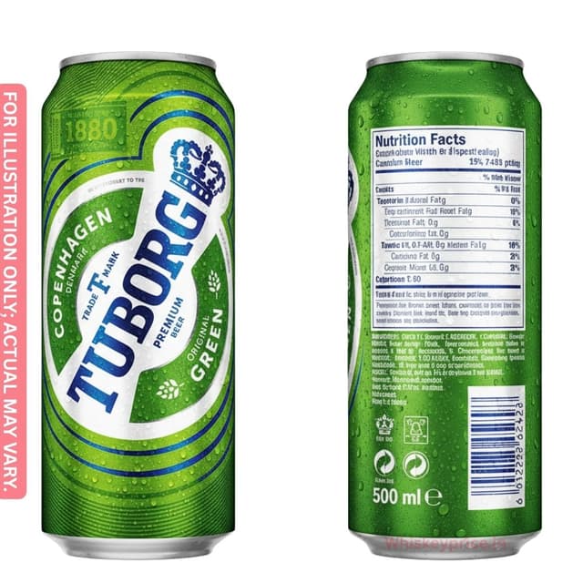 Tuborg Light Can Price in Delhi | 500ml | Tasting Notes |