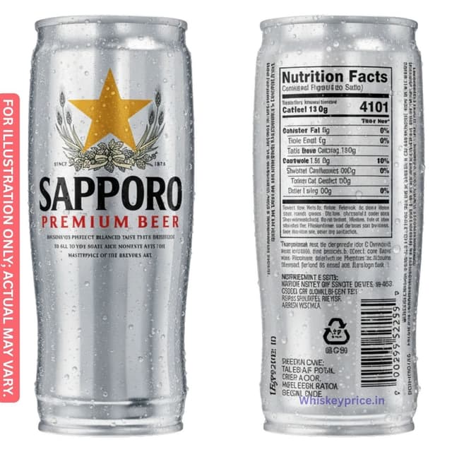 Sapporo Premium Beer price in India