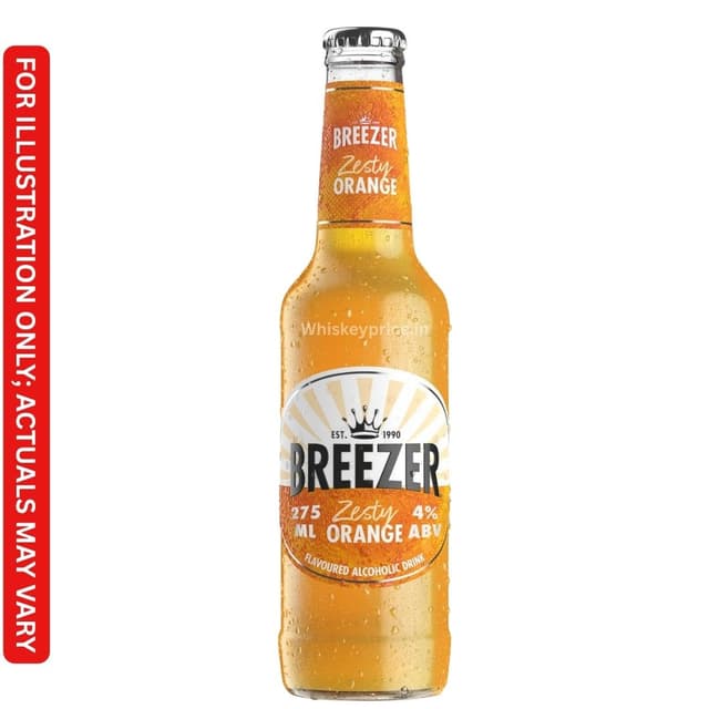 Bacardi Breezer Orange Latest Price in India: Delhi & Mumbai