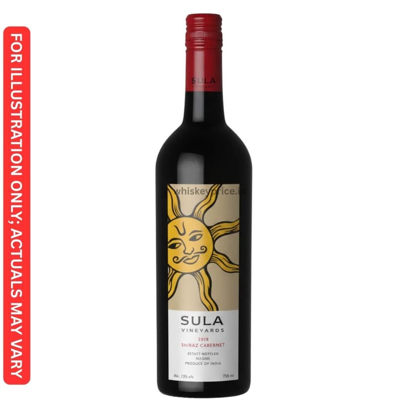 Sula Vineyards Shiraz Cabernet Red Wine Updated 2026 Price