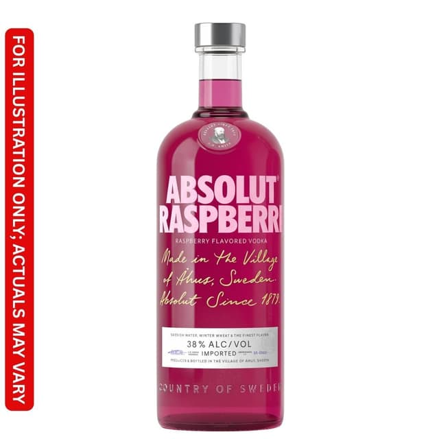 Absolut Raspberri Price in India – Delhi Mumbai Bangalore Rates
