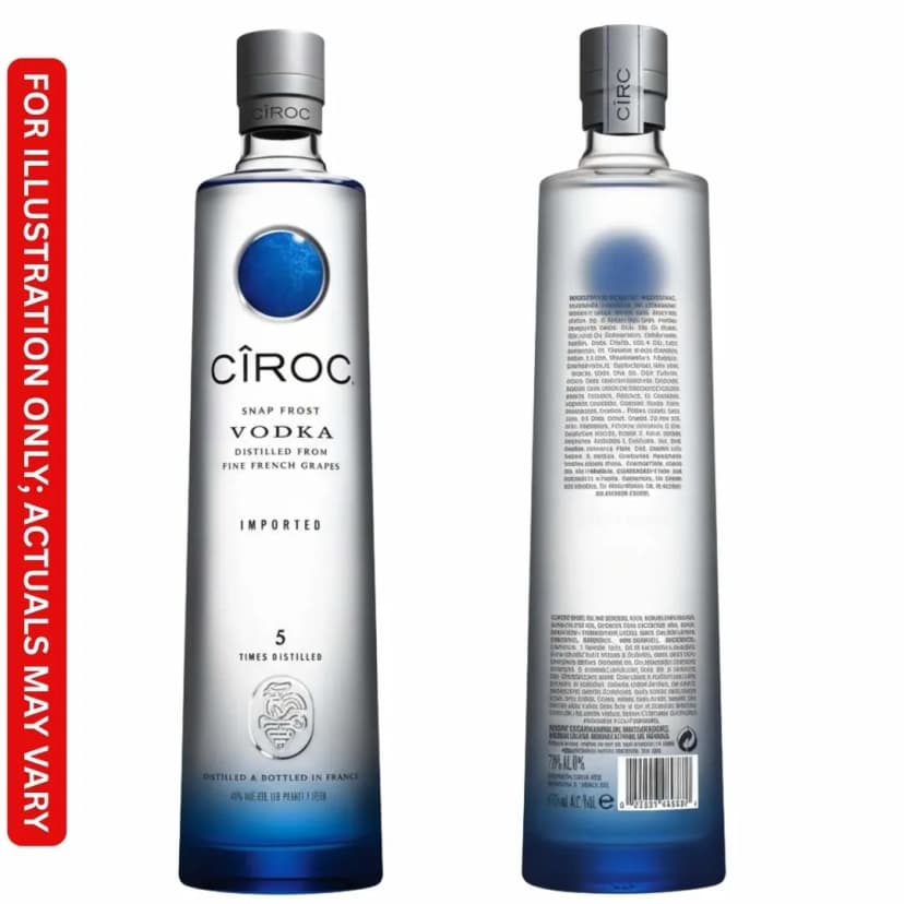 Cîroc Vodka 750ml Price in India | Tasting Notes & 2026 Rates