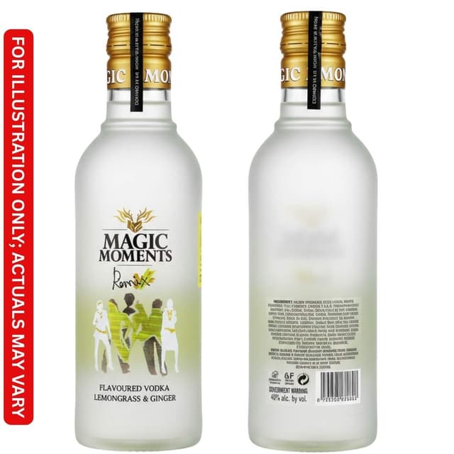 Magic Moments Lemongrass & Ginger 375ml Vodka Price in India
