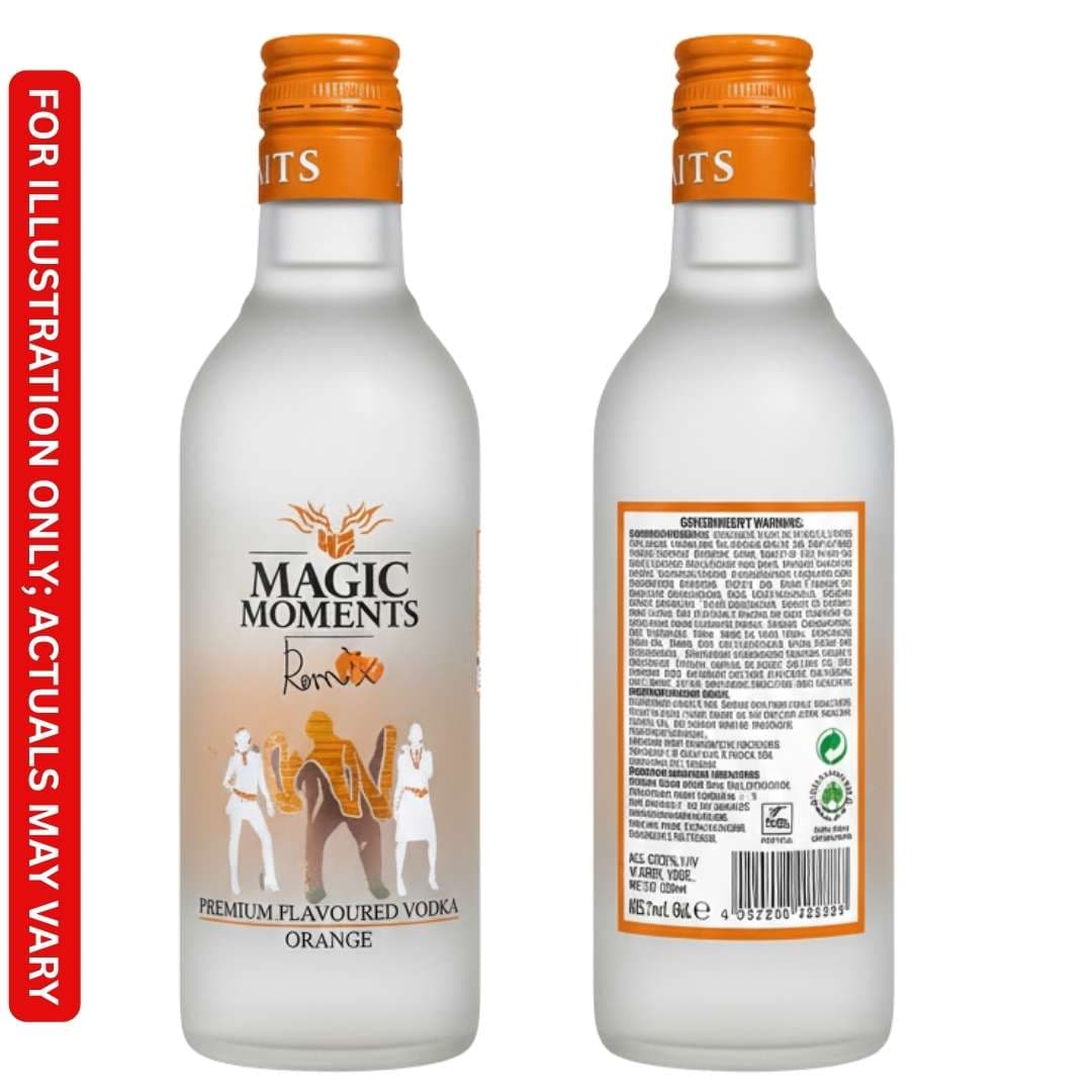 Magic Moments Remix Orange 375ml Vodka Price in India