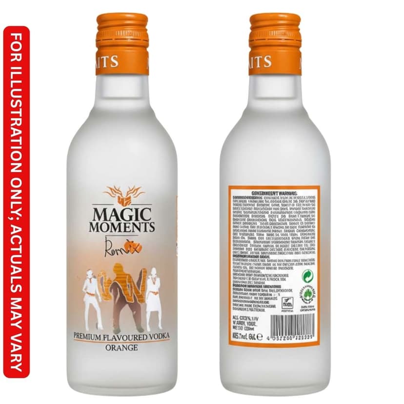 Magic Moments Remix Orange 375ml Vodka Price in India