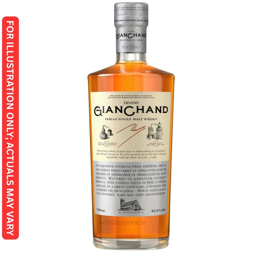 Gianchand single malt price in Haryana ​| 750ml | Tasting Notes
