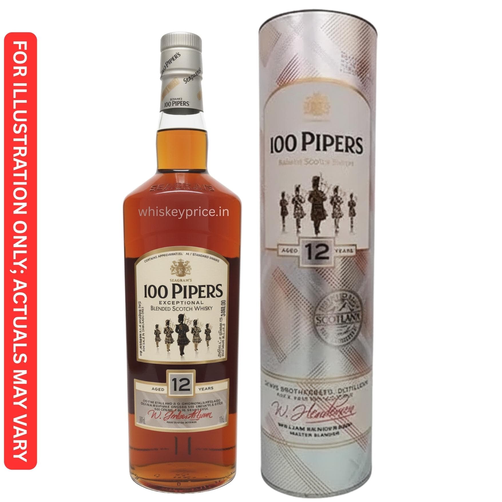 100 Pipers Prestige 12 Years Price in Chandigarh | Tasting Notes |