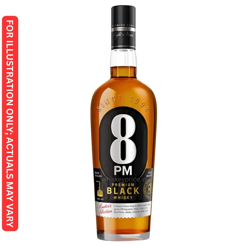 8 PM premium Black Elite Whisky Price Chhattisgarh