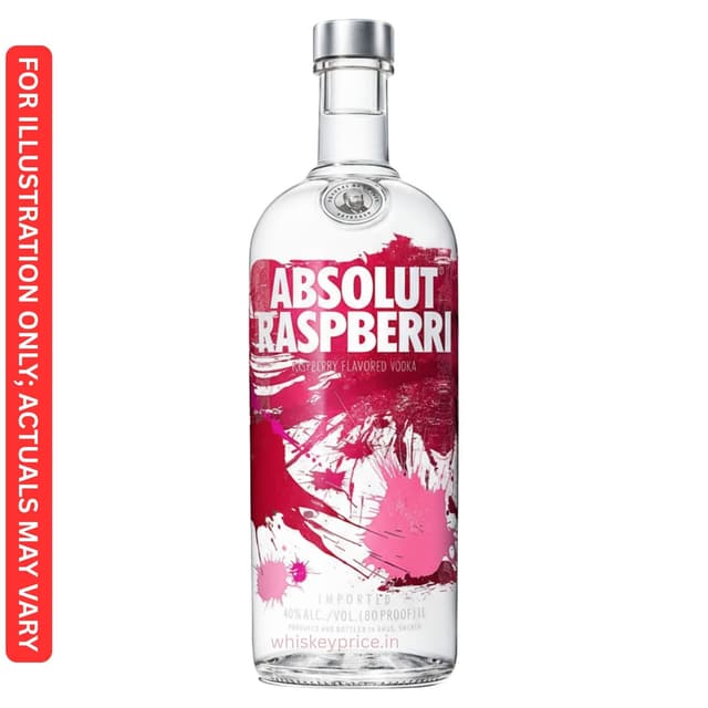 Absolut Raspberri vodka price in India| Review | Tasting Notes
