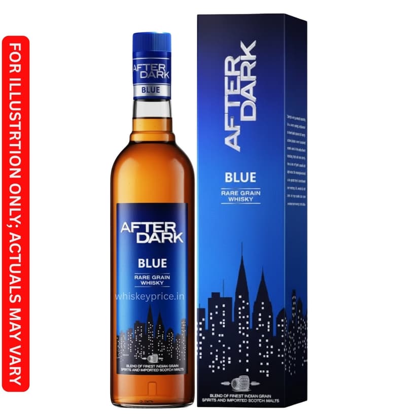 After Dark Blue Rare Grain Whisky Price in Kolkata | 750ml |
