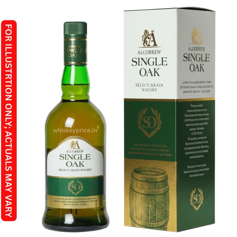 Alcobrew Single Oak Whisky Price in India | 750ml | Tasting Notes
