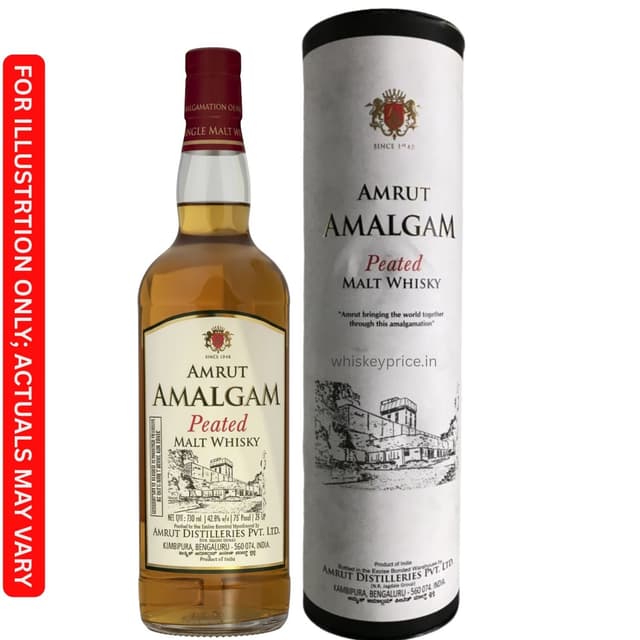 Amrut Amalgam Peated Malt Whisky | Kolkata | 750ml | Review