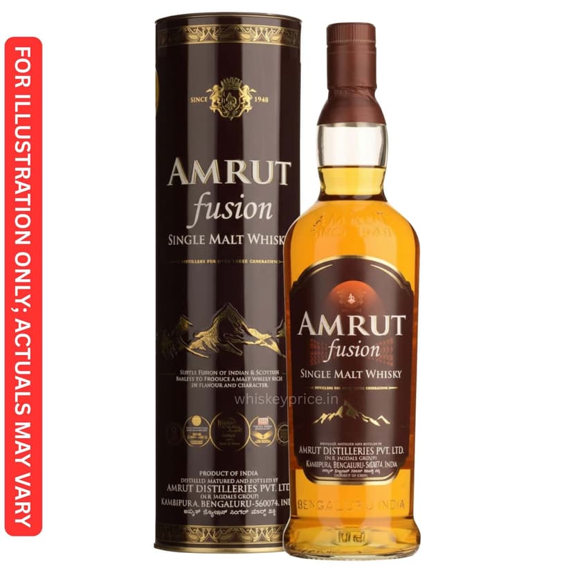 Amrut fusion single malt whisky price in Punjab | Tasting Notes |