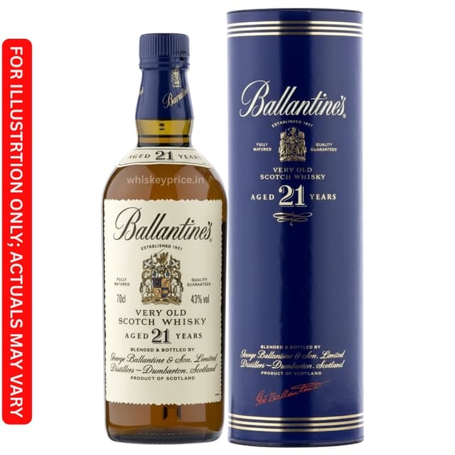 Ballantine’s 21 Year Old Price in Kolkata | 700ml | Tasting Notes