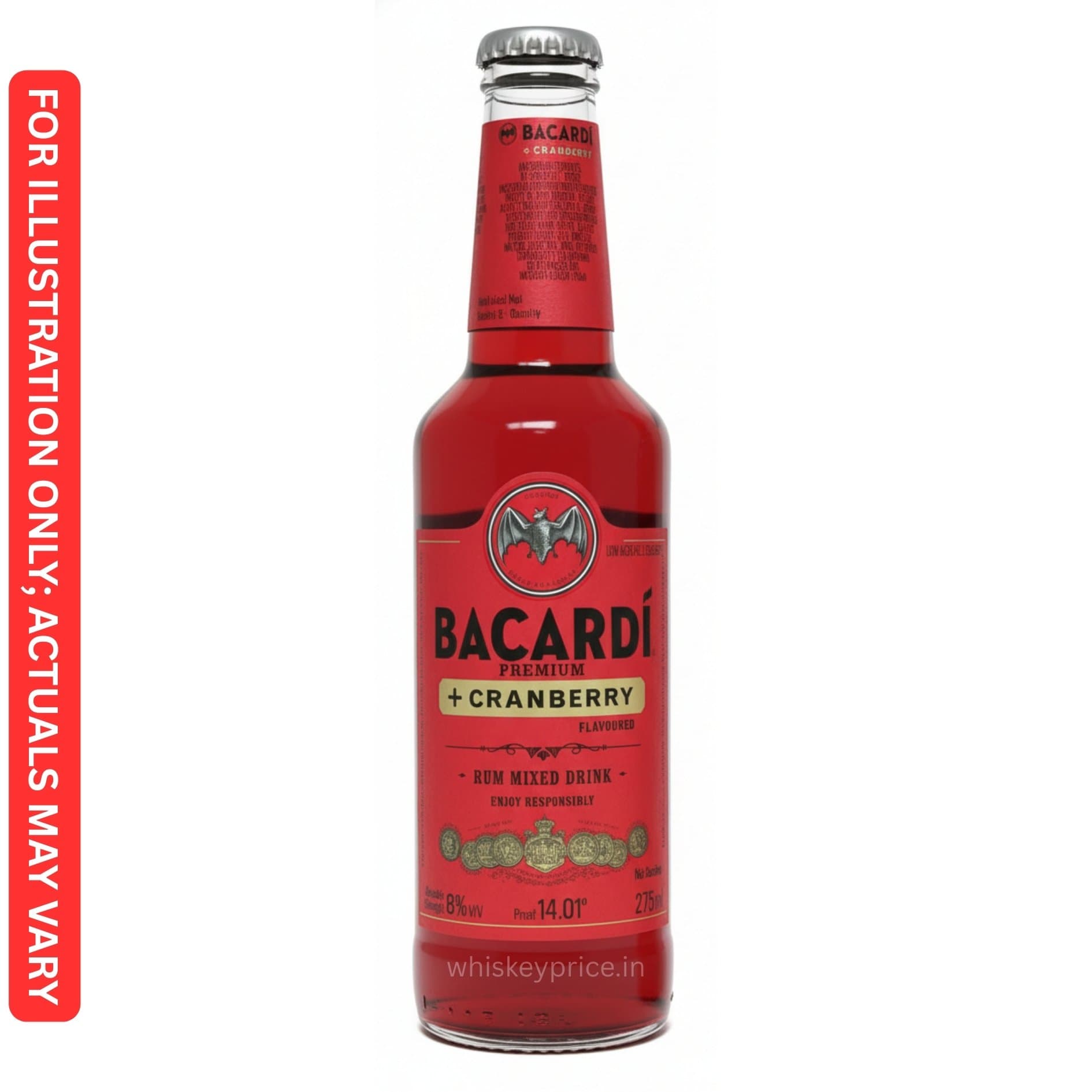 Bacardi Plus Cranberry Price in India | Tasting Notes