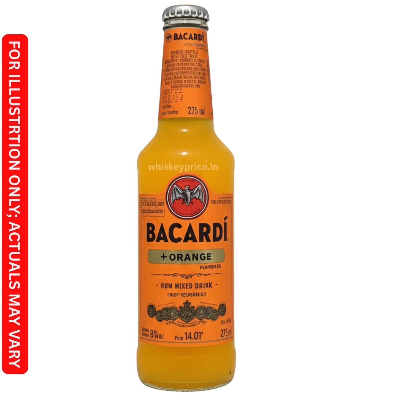 Bacardi Plus Orange Price in India | Tasting Notes