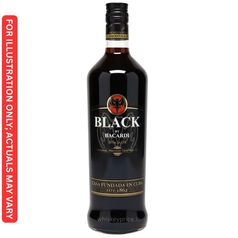 Bacardi Black rum price in Haryana | Review | Tasting Notes