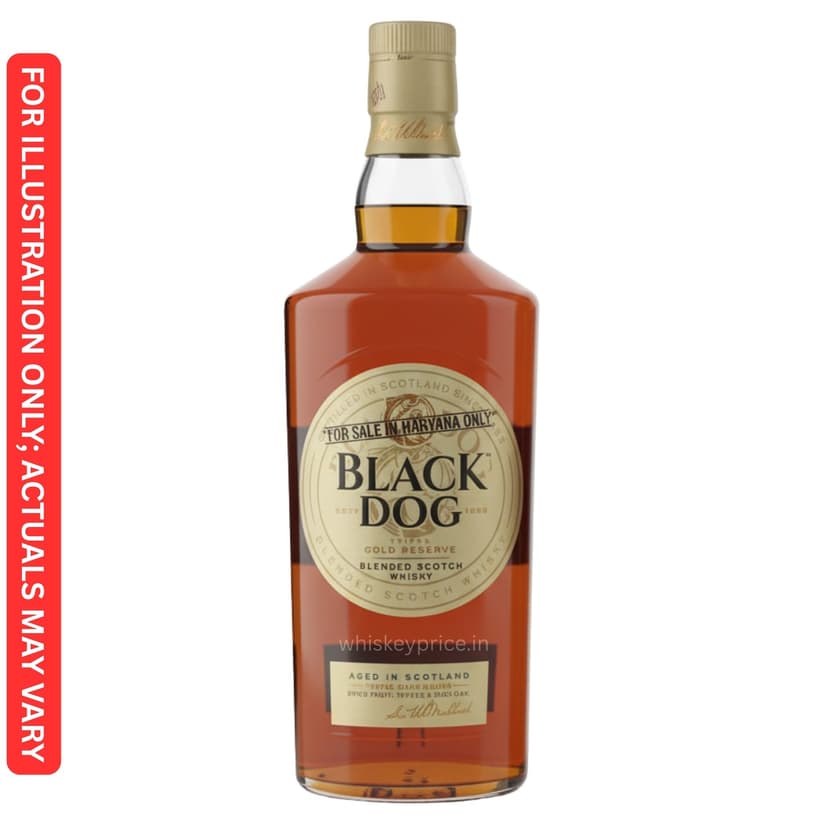 Black Dog Triple Gold reserve price in Jharkhand | Tasting Notes |