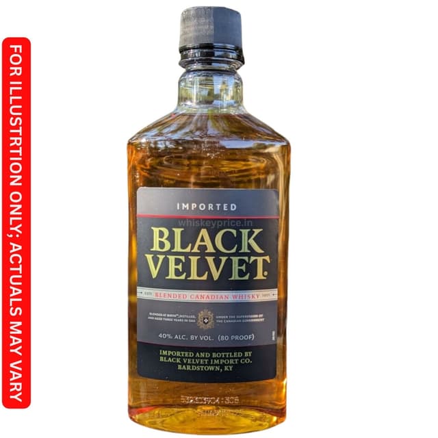 Black Velvet Canadian Whisky Price | Kolkata | 750ml | Review
