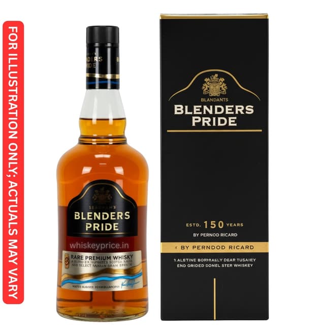 Blenders Pride Rare Premium Whisky price in Chandigarh| 750ml |