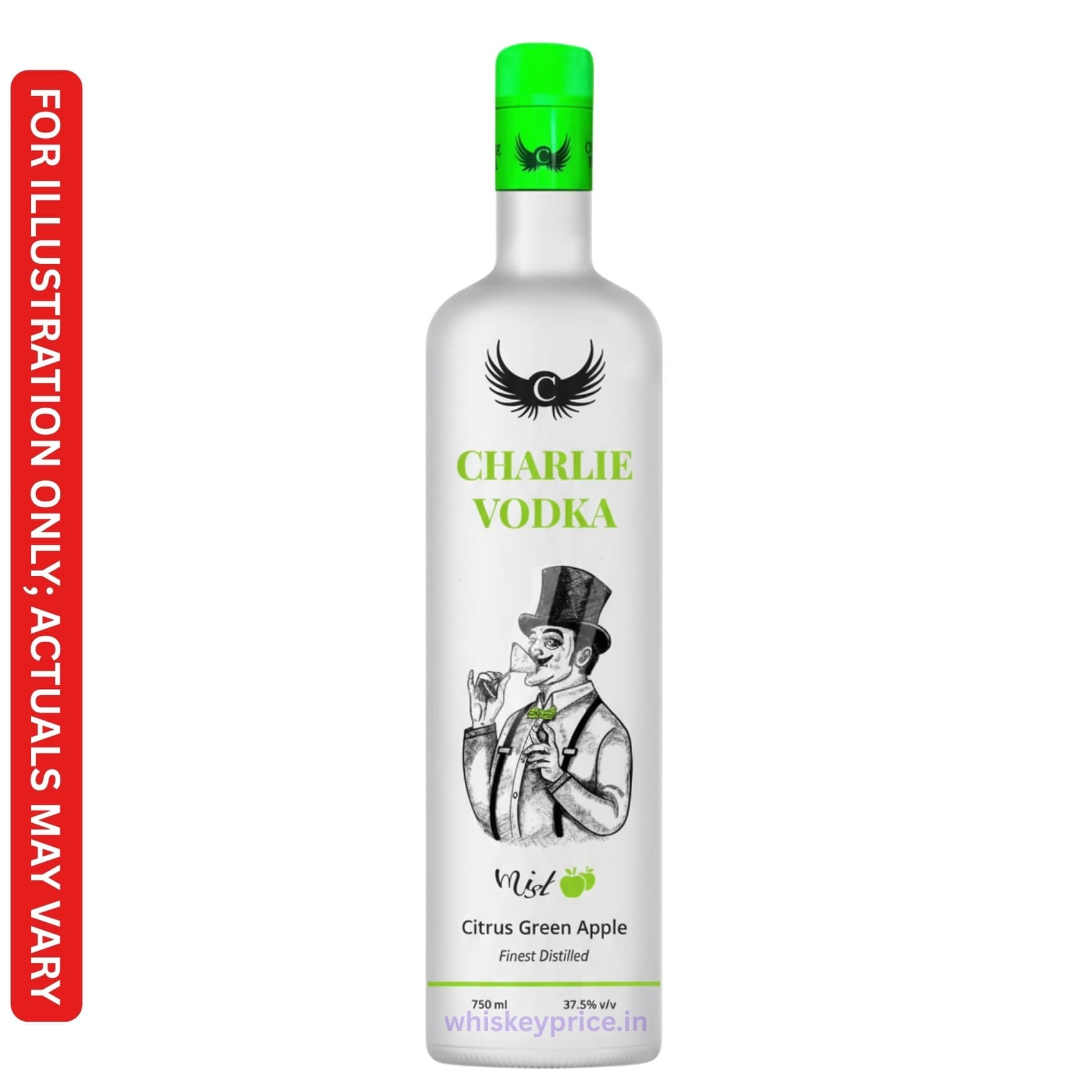 Charlie Mist Citrus Green Apple Vodka Price in Delhi | 750ml |