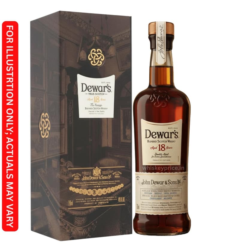 Dewar’s 18 Year Old Price in Kolkata | 750ml | Tasting Notes