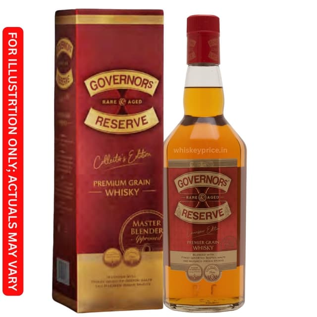 Governor's Reserve Grain Whisky price in Kolkata | 750ml |