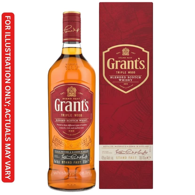Grant’s Triple Wood Whisky Price in Delhi | 750ml |