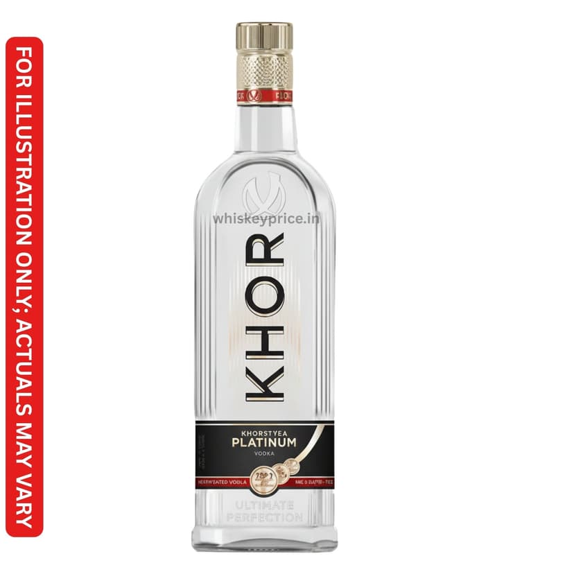 Khor Platinum Vodka Price in Delhi  | 750ml