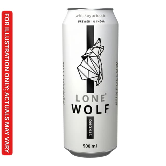 Lone Wolf Strong Beer Price in Delhi | 500ml | 650ml