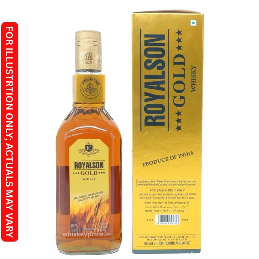 Royalson Gold Whisky Price in India  | 750ml | Tasting Notes