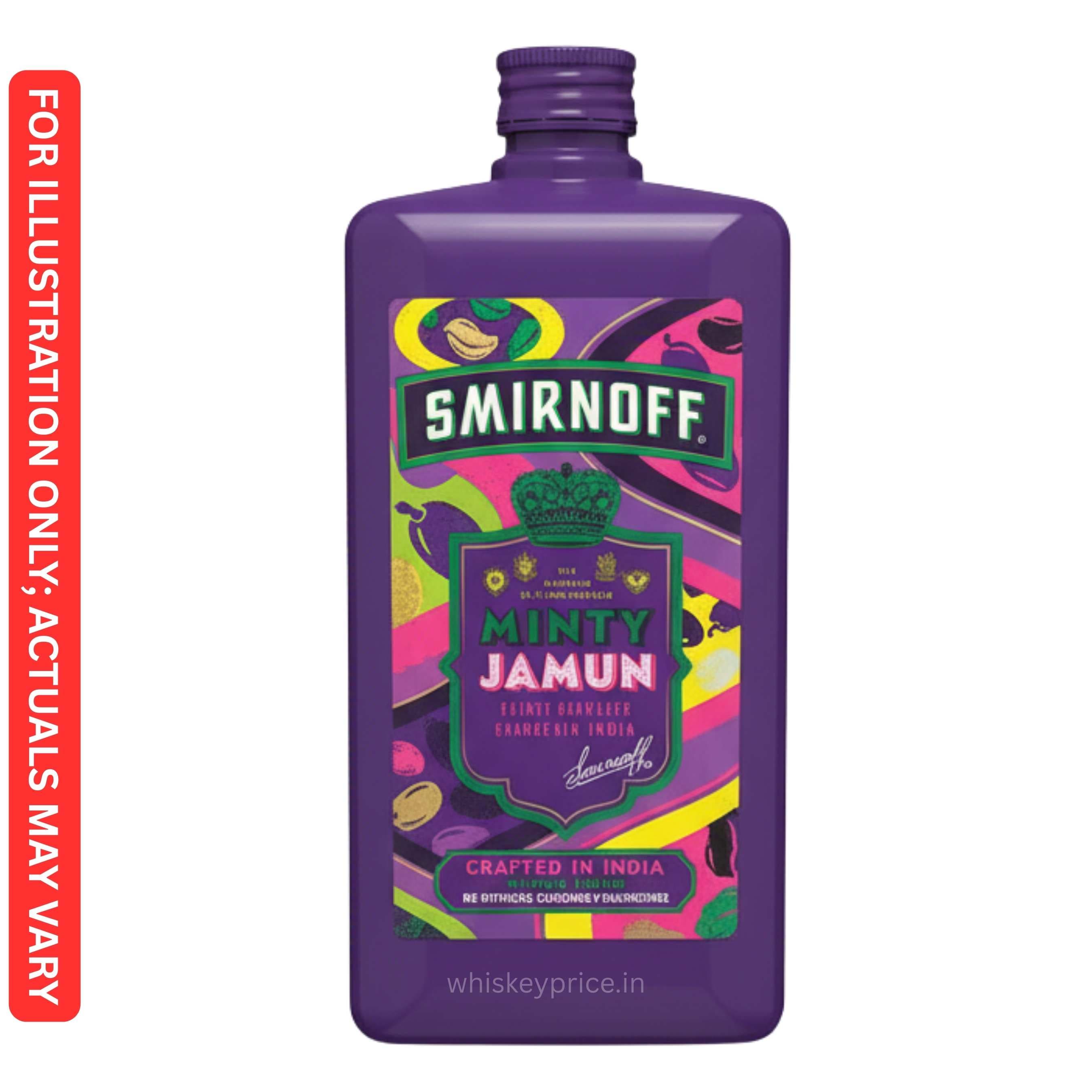 Smirnoff Jamun vodka 180ml price| Review | Tasting Notes