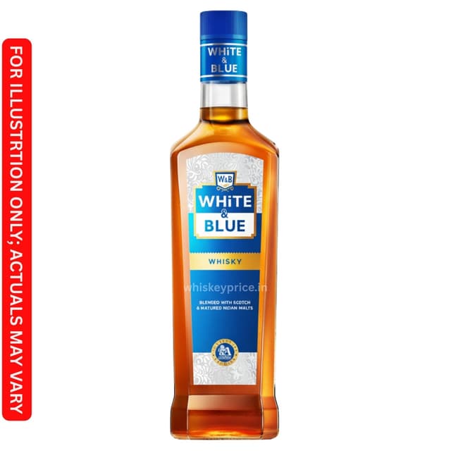 White & Blue Whisky Price in India | 750ml | Tasting Notes