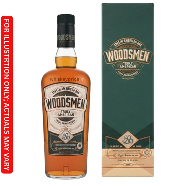 Woodsmen Truly American Whisky Price in India | 750ml