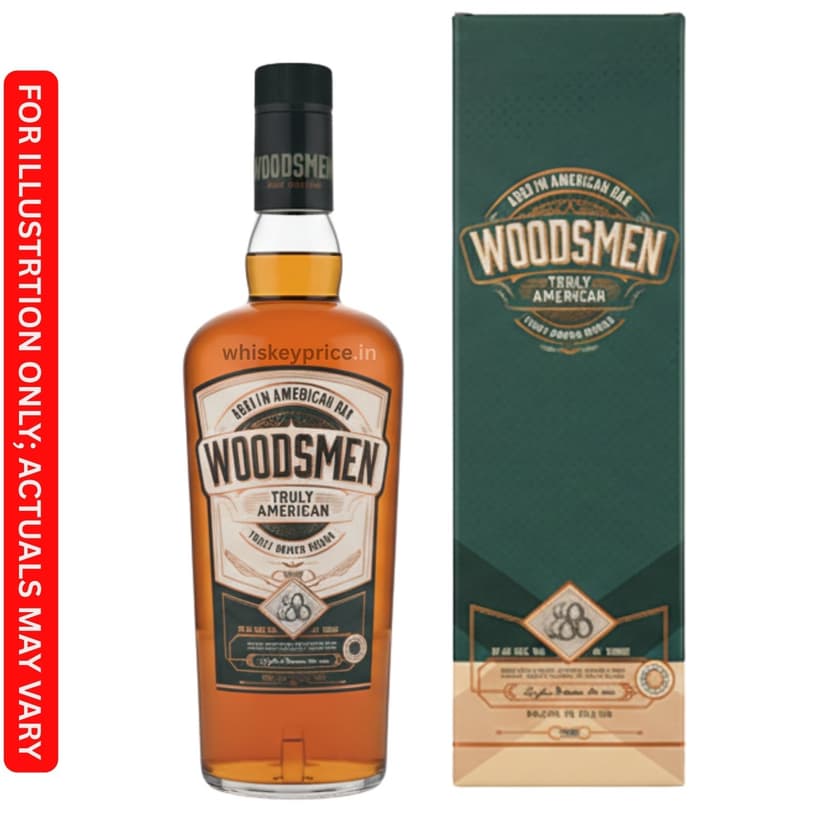 Woodsmen Truly American Whisky Price in India | 750ml