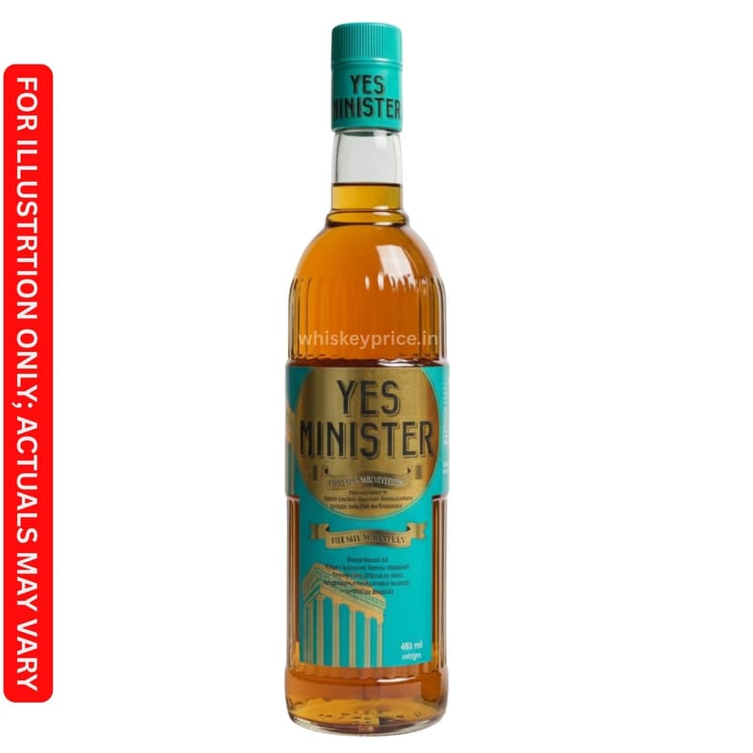 Yes Minister Premium Whisky Price in India  | 750ml