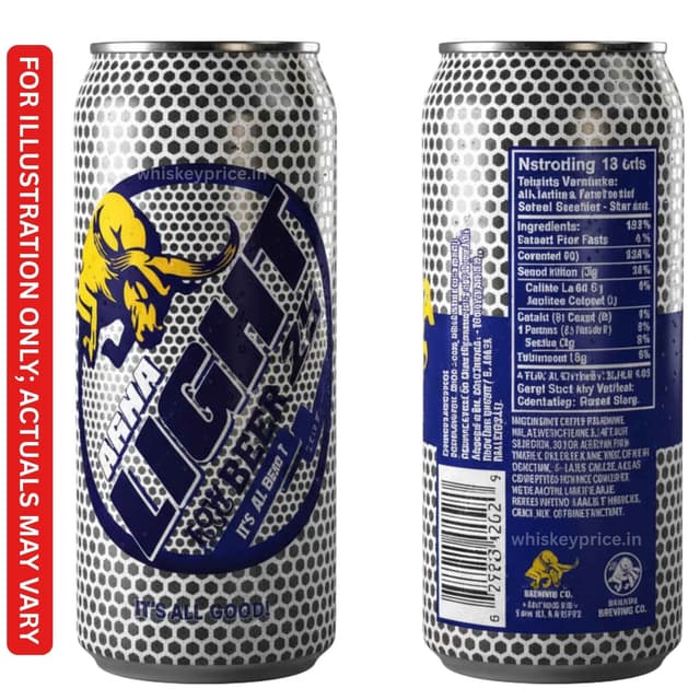 Arna Light Beer Price in Delhi | 500ml | Tasting Notes