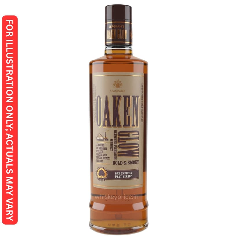 Oaken Glow premium whisky 750ml price Haryana| Review |