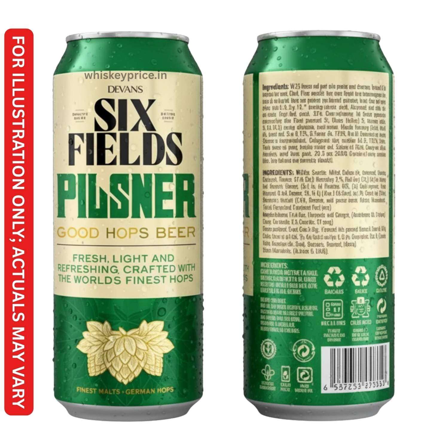 Six Fields Pilsner Beer Price in Delhi| 500ml | 650ml |