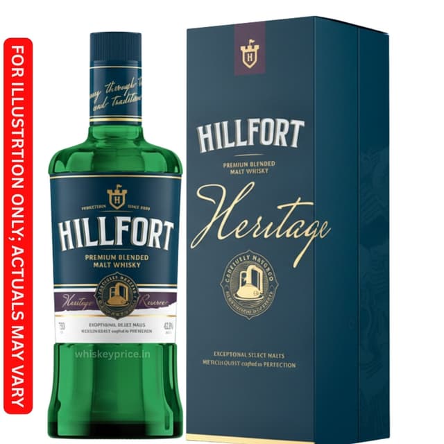 Hillfort Heritage Reserve Whisky Price in Kolkata | 750ml |