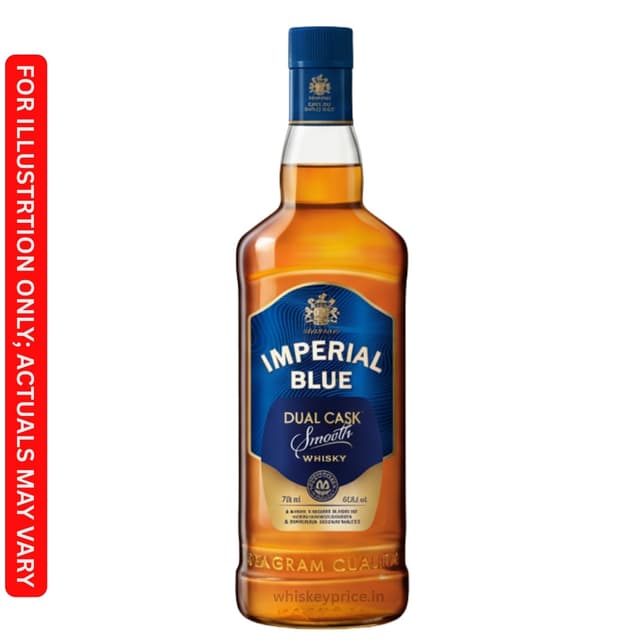 Imperial Blue Dual Cask Whisky price in Kolkata | 750ml |