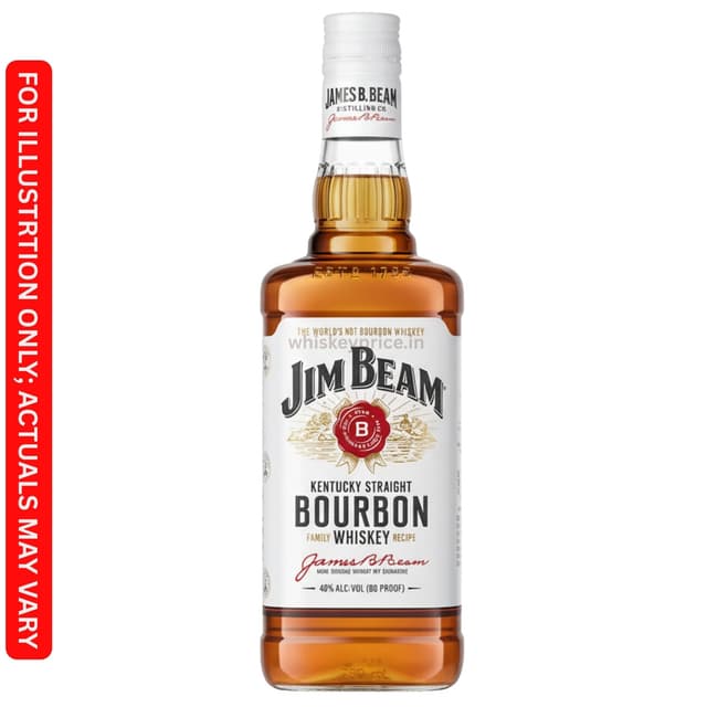 Jim Beam White Kentucky Bourbon Price in Kolkata | 750ml |