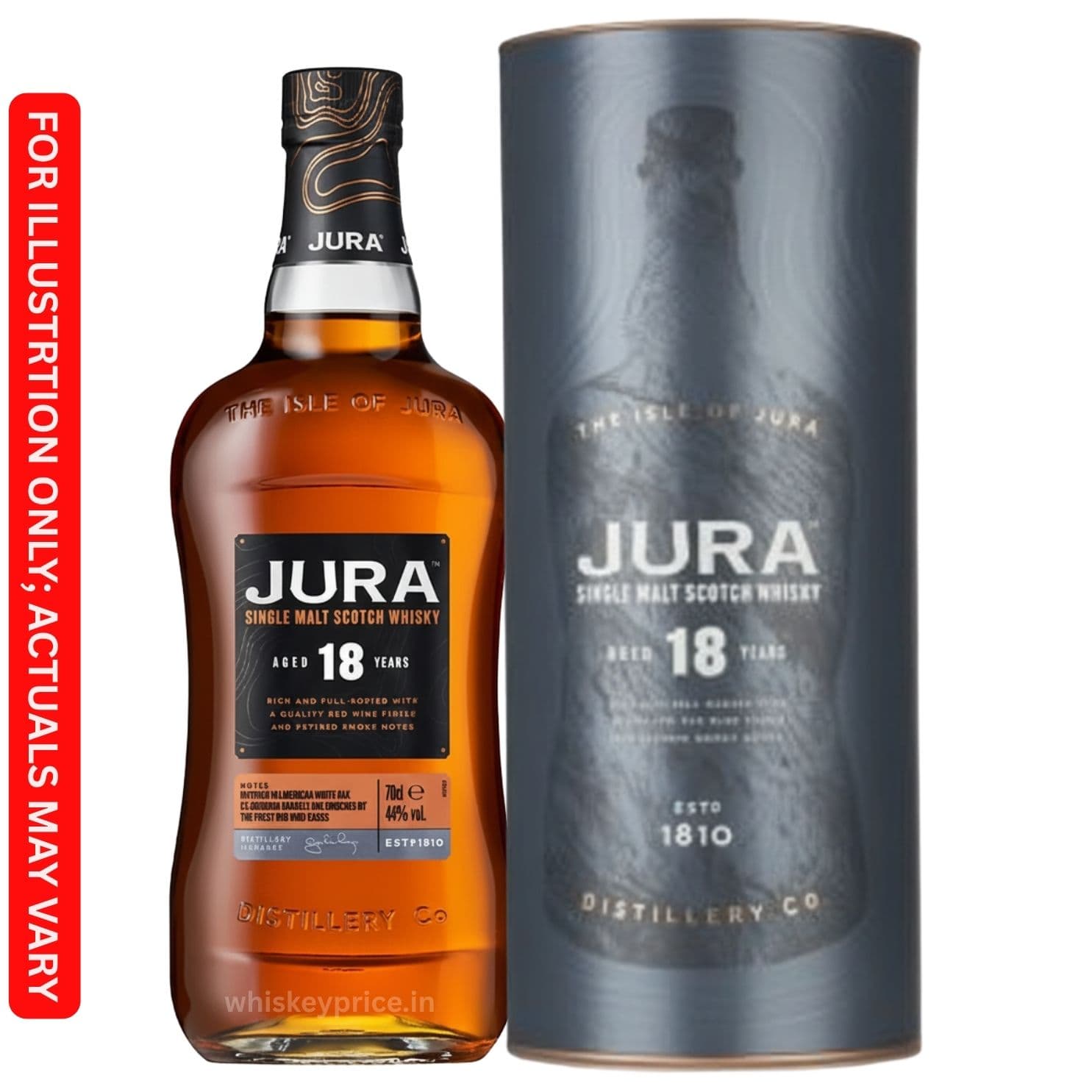 Jura Aged 18 Years Whisky price in Kolkata | 700ml | Tasting Notes