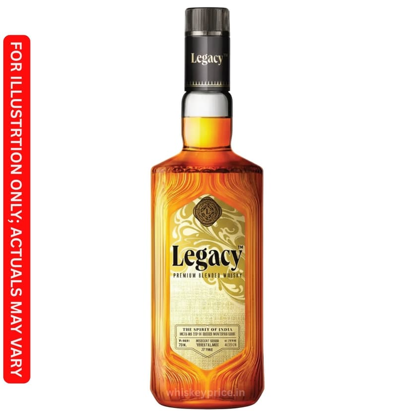 Legacy Premium Blended Whisky price in Kolkata | 750ml |